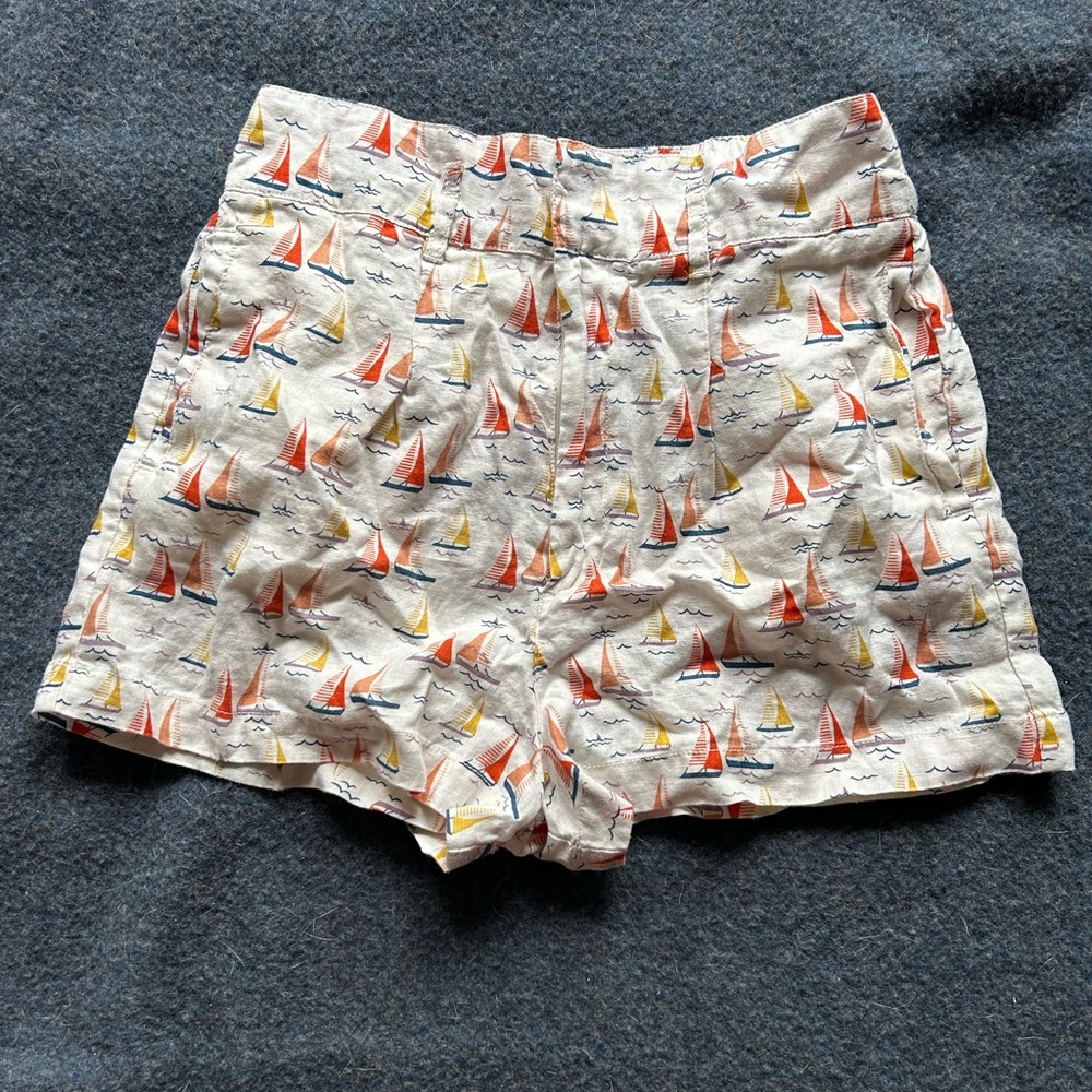 Linen Sailboat Shorts